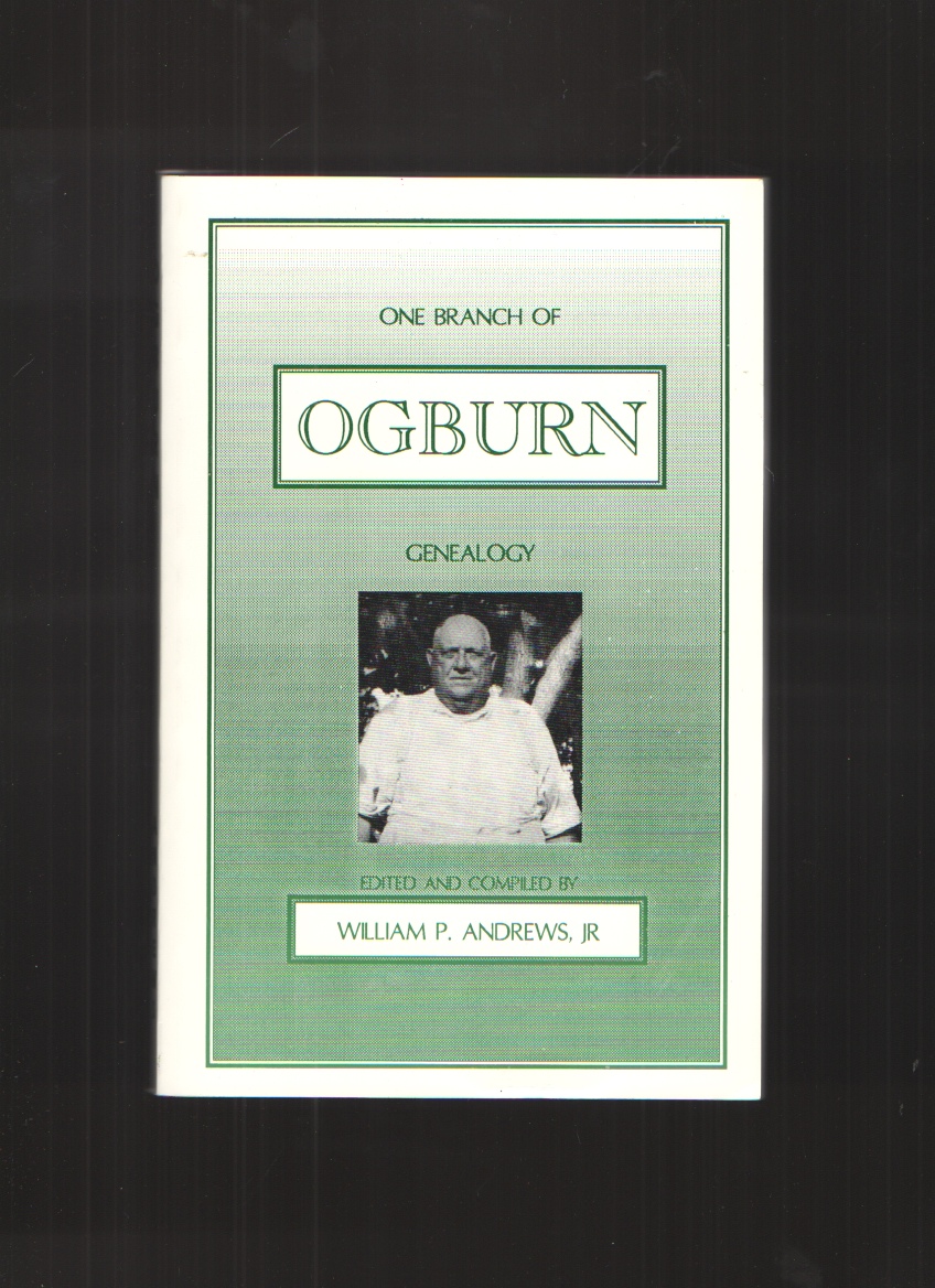 Image for One Branch of Ogburn Genealogy