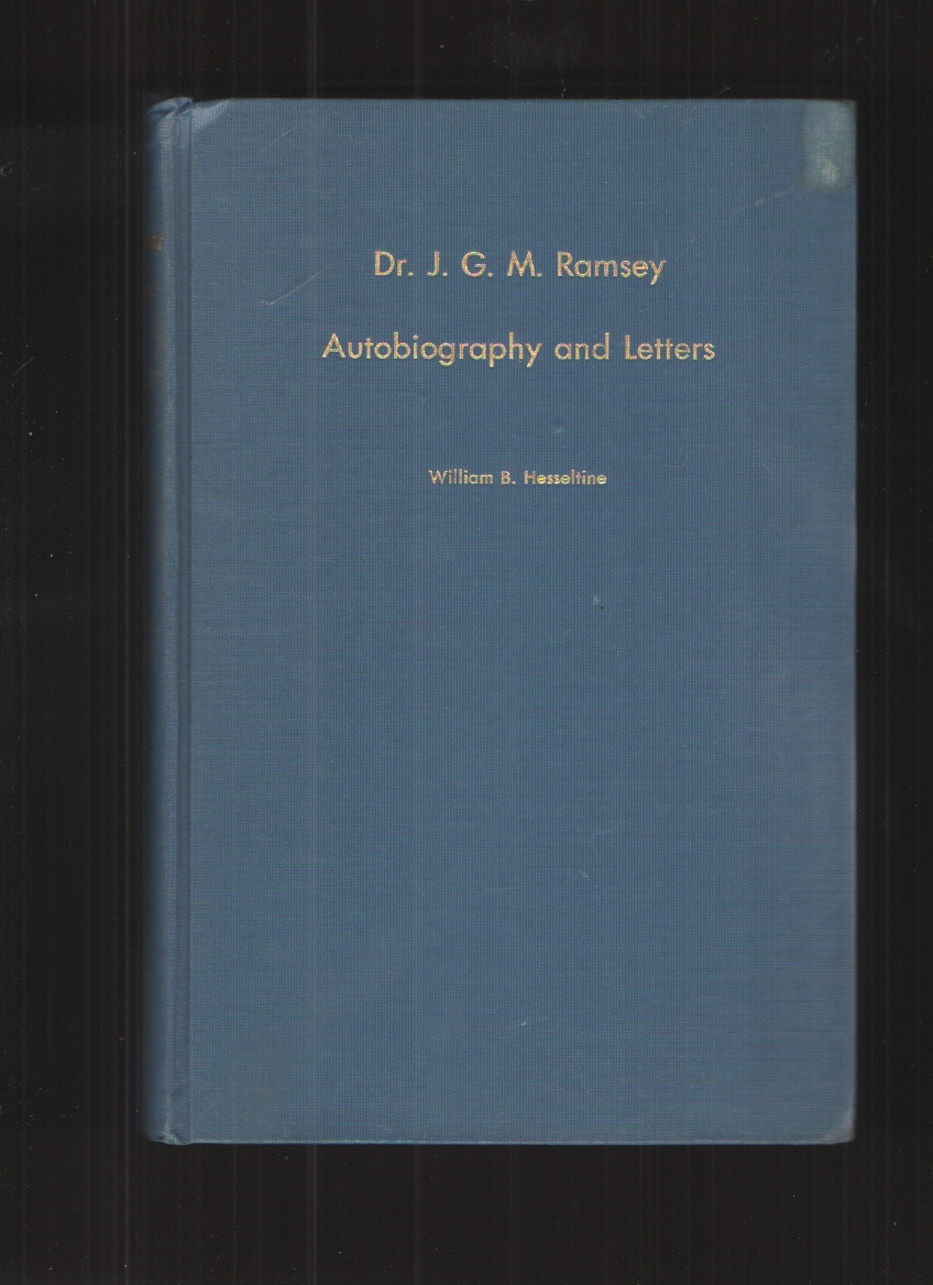 Image for Dr. J. G. M. Ramsey Autobiography and Letters
