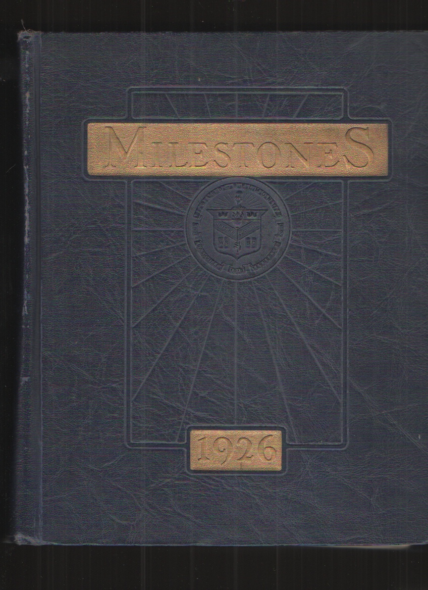 Image for 1926 Milestones, Ward-Belmont School - Original Edition