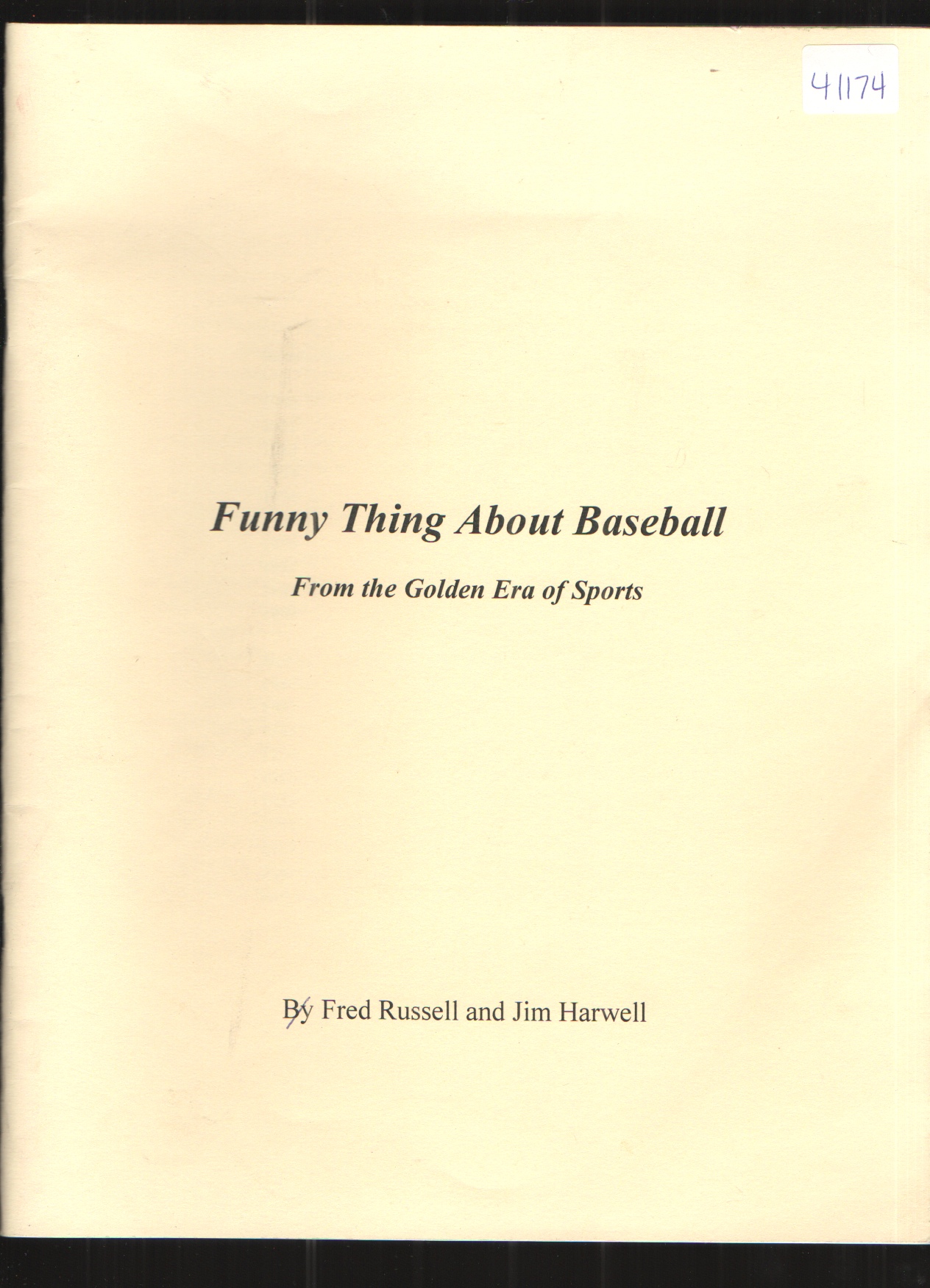Image for Funny Thing about Baseball