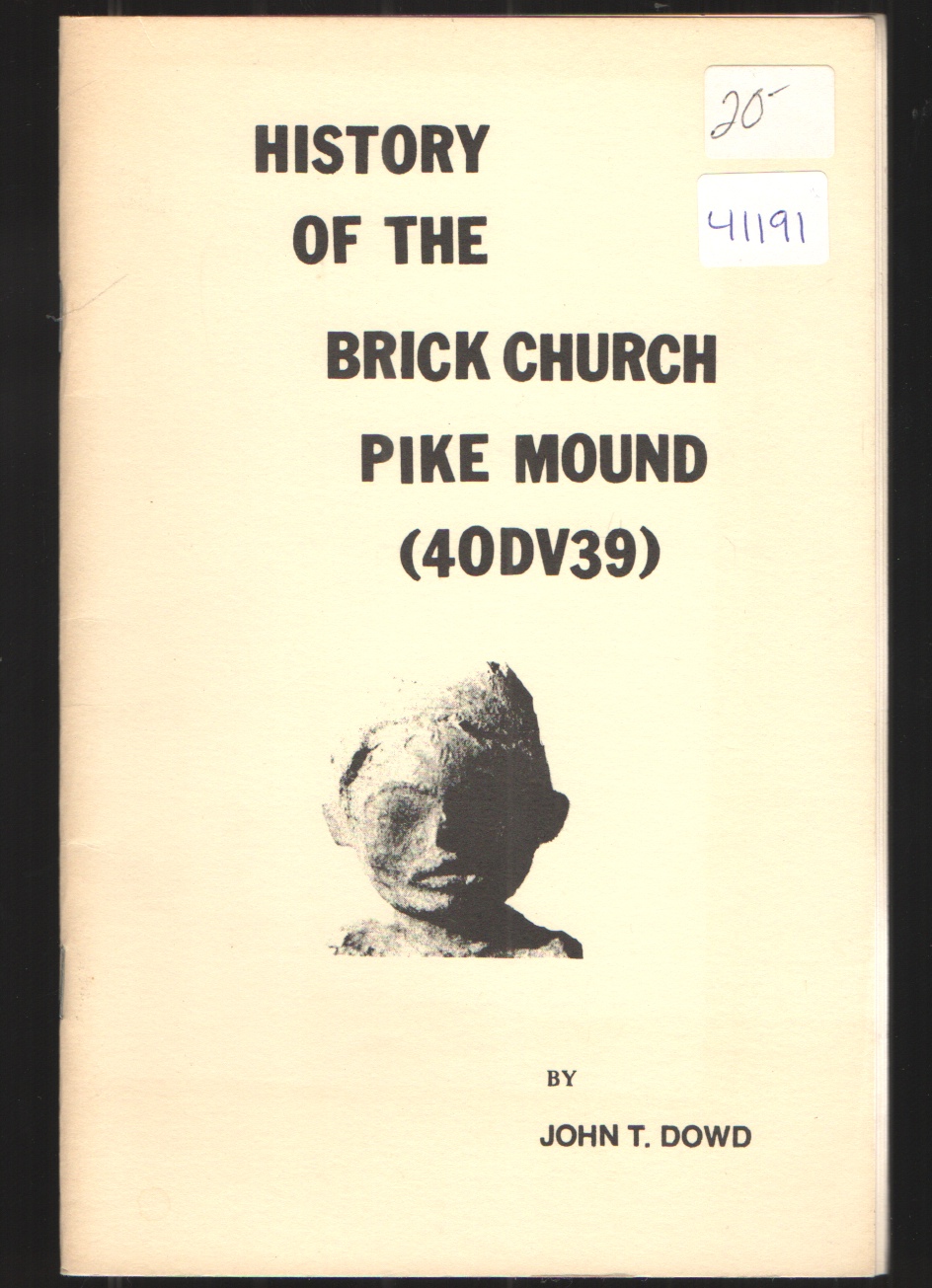 Image for History of the Brick Church Pike Mound (40DV39)