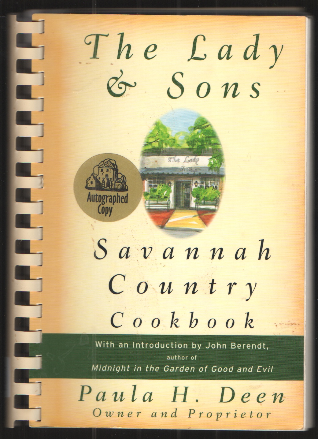 Image for The Lady & Sons Savannah Country Cookbook Introduction by John Berendt