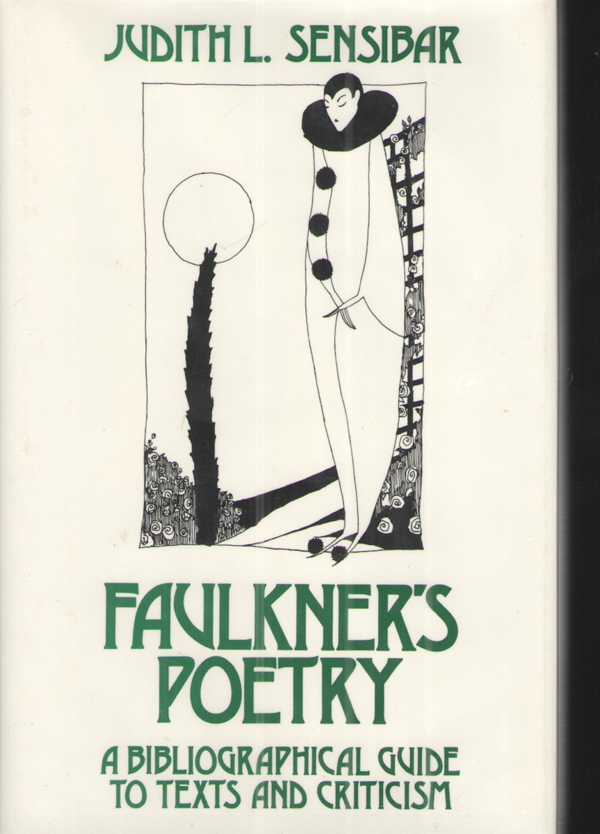 Image for Faulkner's Poetry A Bibliographical Guide to Texts and Criticism