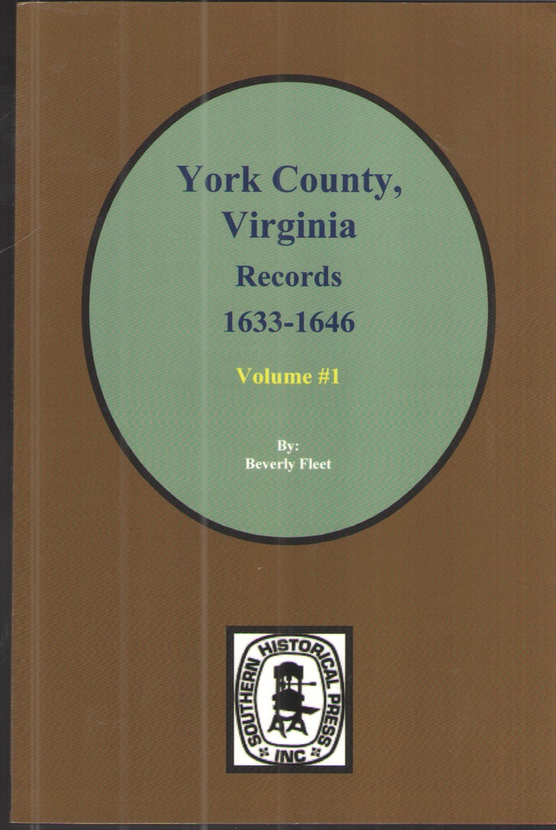 York County, Virginia Records 1633-1646