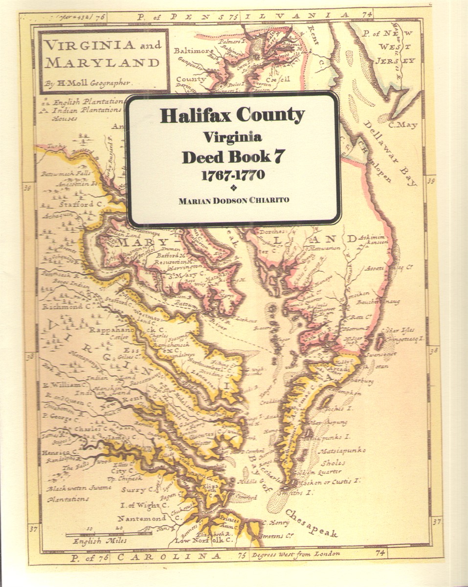 Halifax County Virginia Deed Book 7: 1767-1770