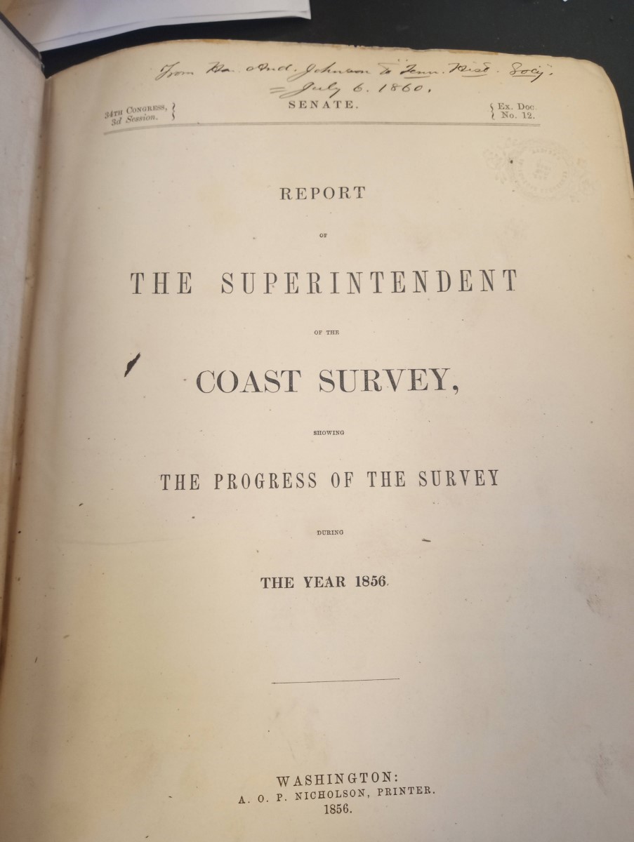 Report of the Superintendent of the U. S. Coast Survey for 1856