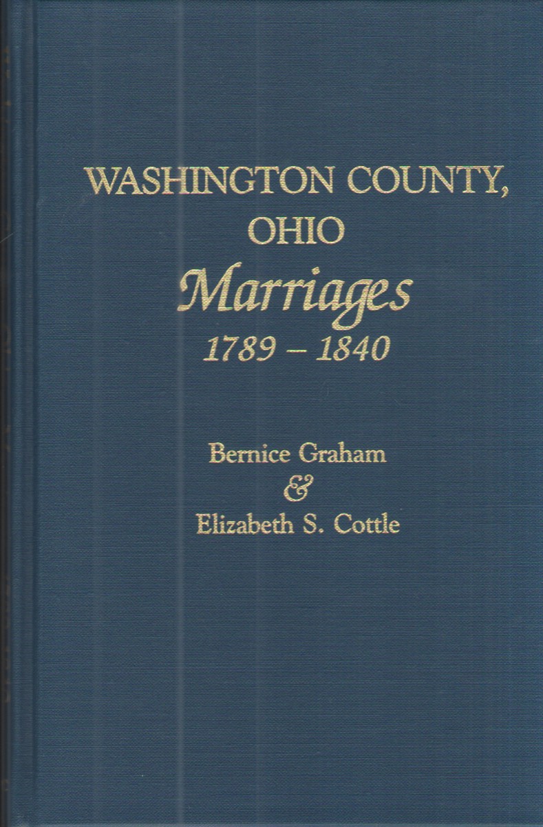 Washington County, Ohio: Marriages 1798-1840