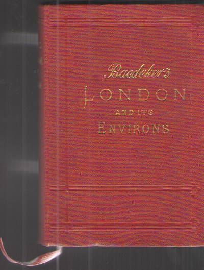 London and its Environs Handbook for Travelers