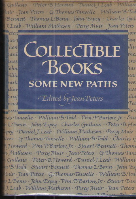Collectible Books Some New Paths