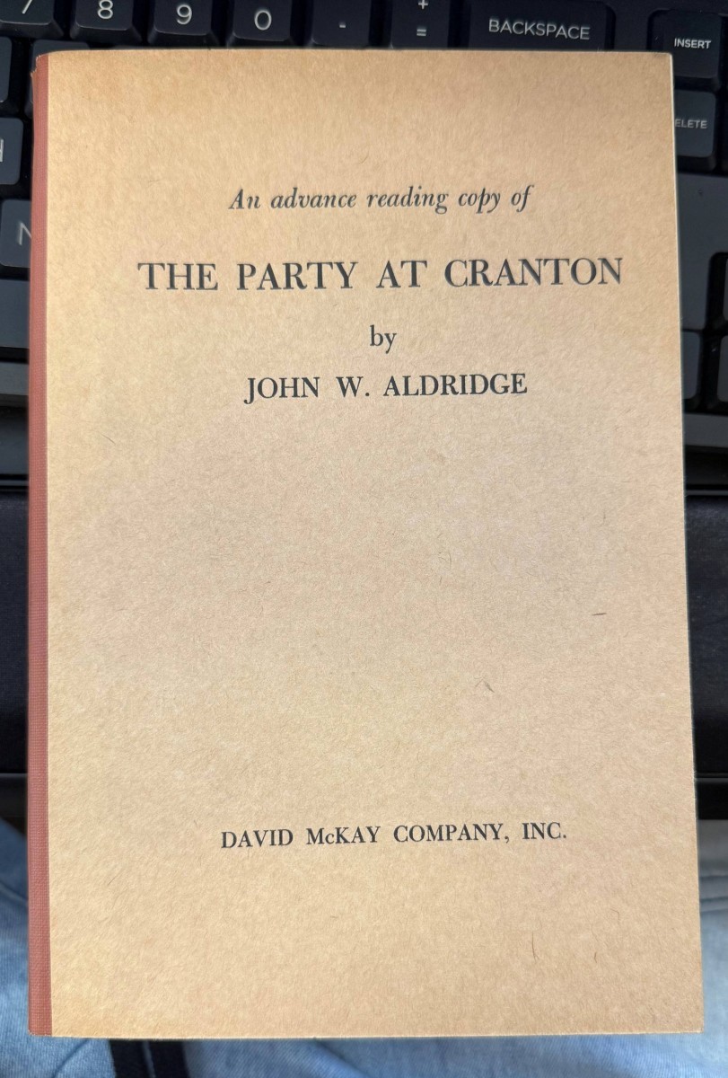 The Party At Cranton An Advance Reading Copy