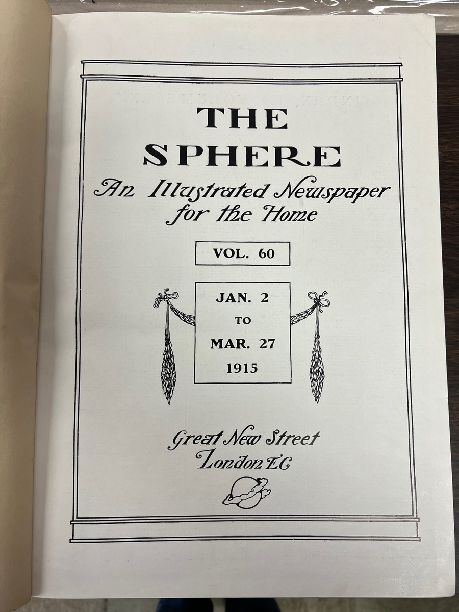 The Sphere: an Illustrated Newspaper for the Home (Vol. 60 and 61) Jan. to June 1915
