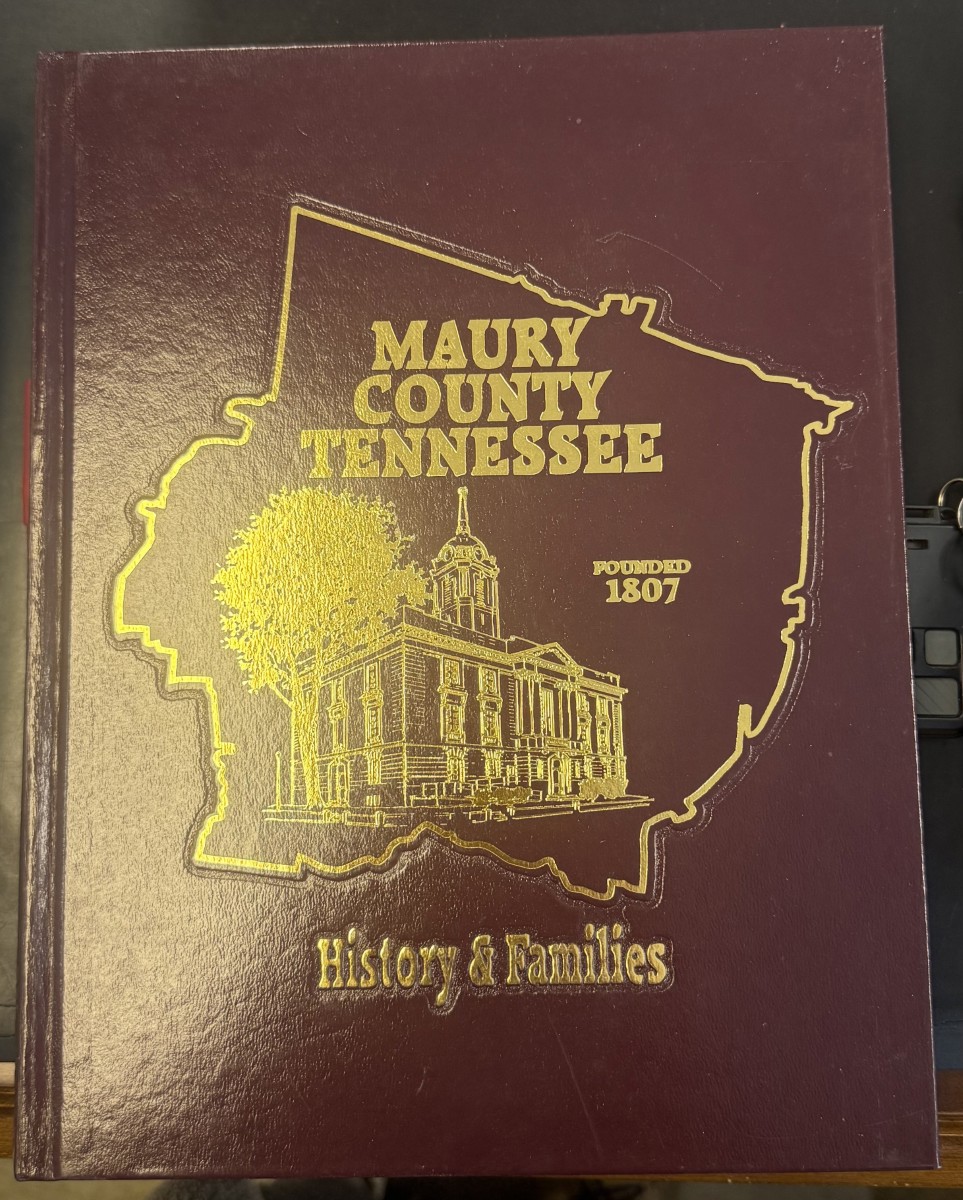 Maury County Tennessee History and Families