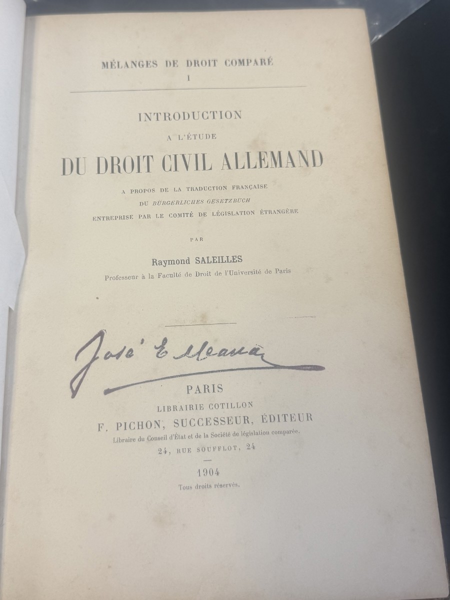 Introduction L'tude Du Droit Civil Allemand; Propos De La Traduction Franaise Du Brgerliches Gesetzbuch Entreprise Par Le Comit De Lgislation trangre