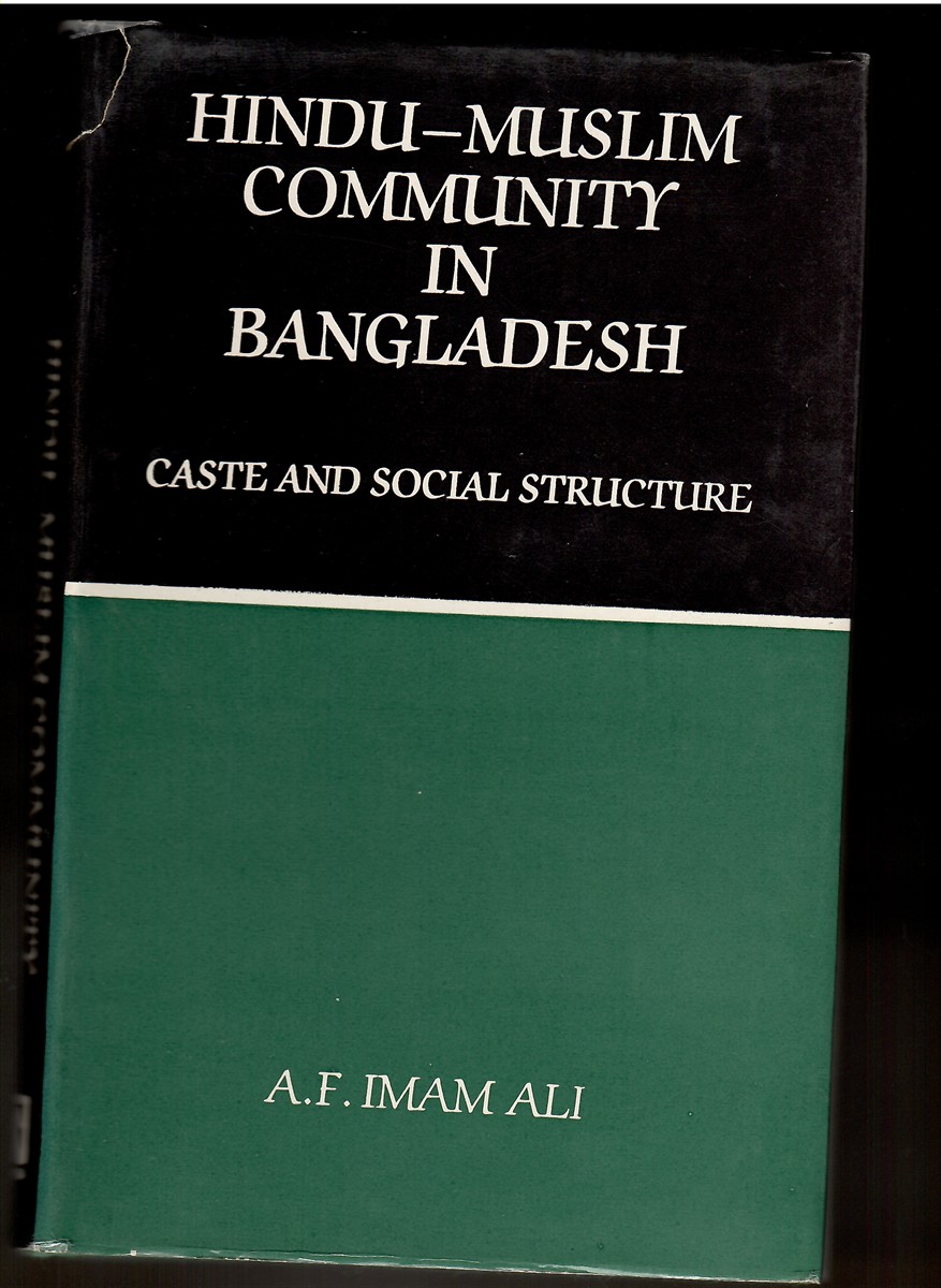Hindu-Muslim Community in Bangladesh; Caste and Social Structure