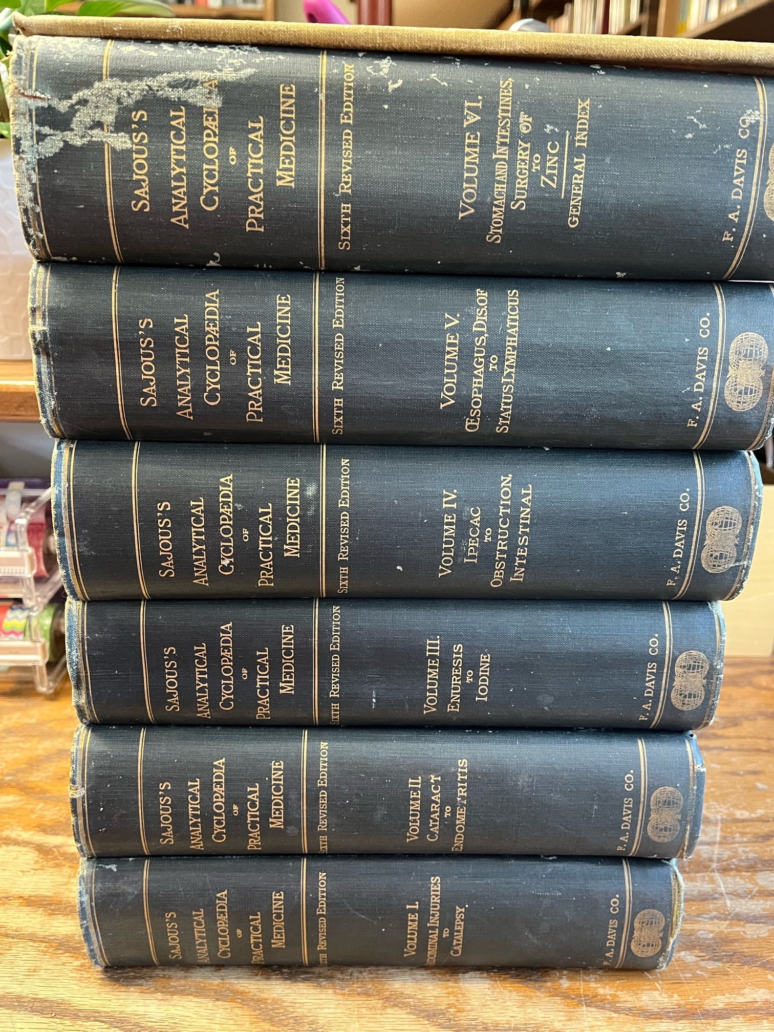 Image for SAJOUS'S ANALYTICAL CYCLOPEDIA OF PRACTICAL MEDICINE, 6 VOLUMES Sixth Revised Edition
