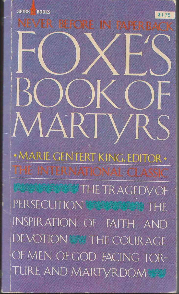 FOXE'S BOOK OF MARTYRS
