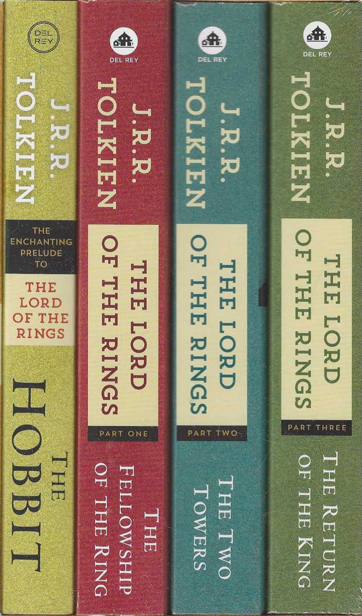 THE LORD OF THE RINGS BOXED SET The Hobbit, the Fellowship of the Ring, the Two Towers, the Return of the King