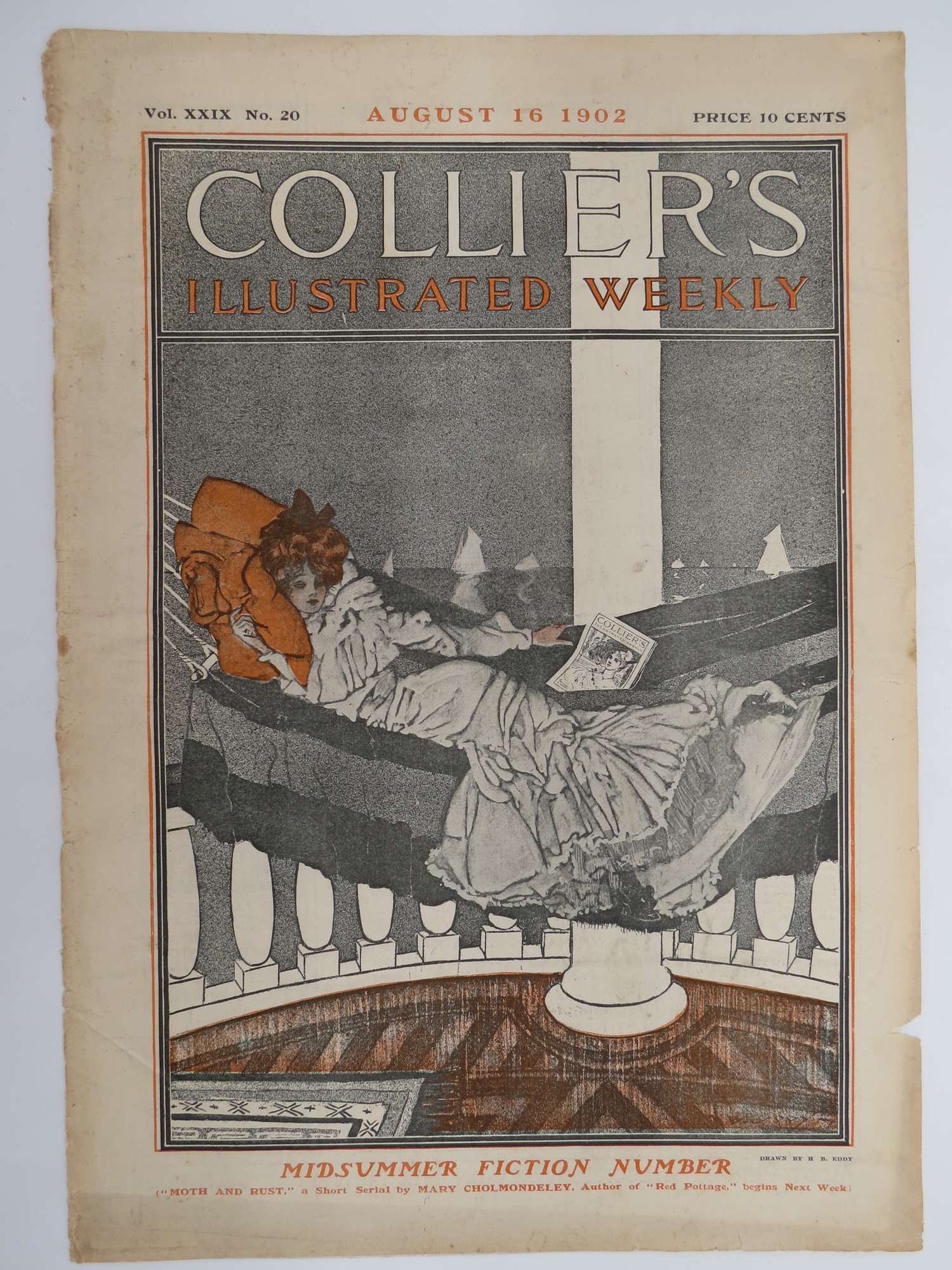 Image for COLLIER'S MAGAZINE COVER, AUGUST 16, 1902, HENRY BREVOORT EDDY COVER