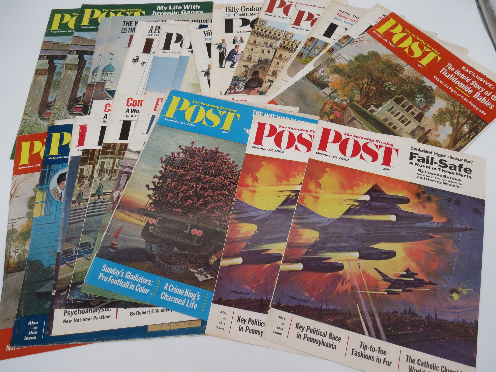 Image for 42 SATURDAY EVENING POST MAGAZINE COVERS FROM 1962