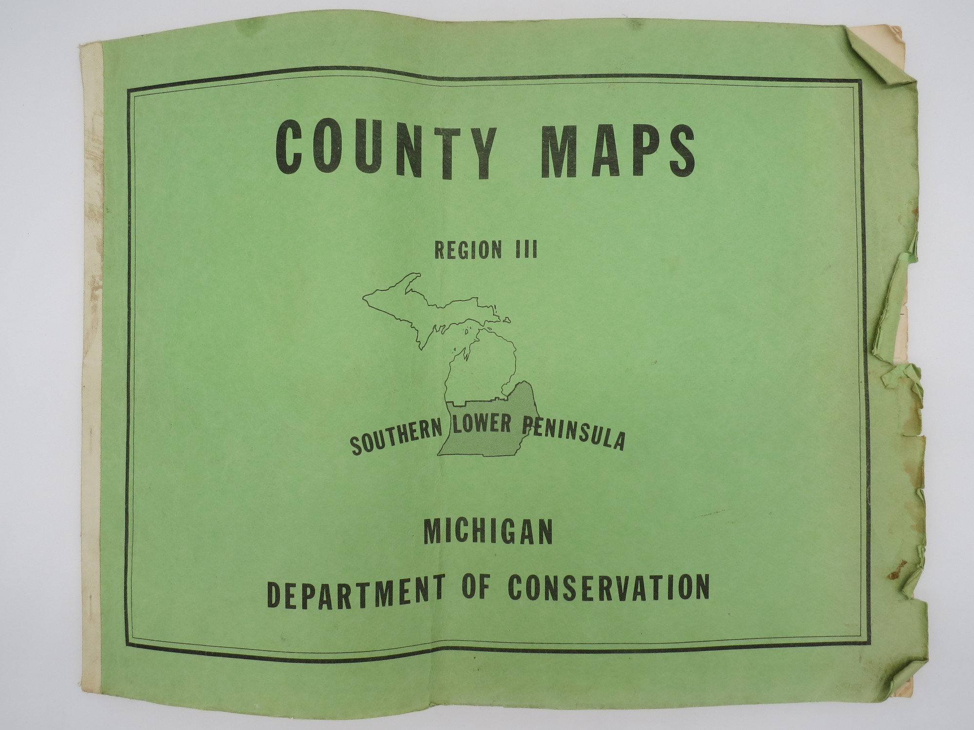 Image for COUNTY MAPS, SOUTHERN LOWER PENINSULA, REGION III (3)