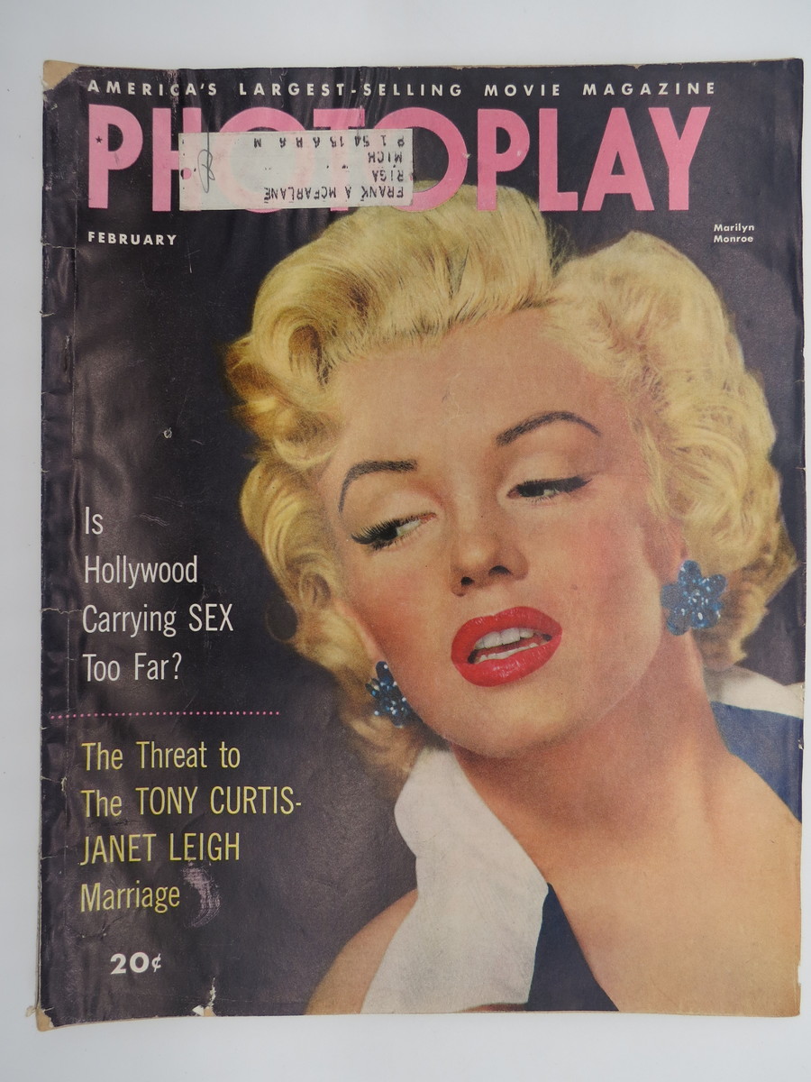 PHOTOPLAY MAGAZINE, FEBRUARY 1953 (MARILYN MONROE COVER)