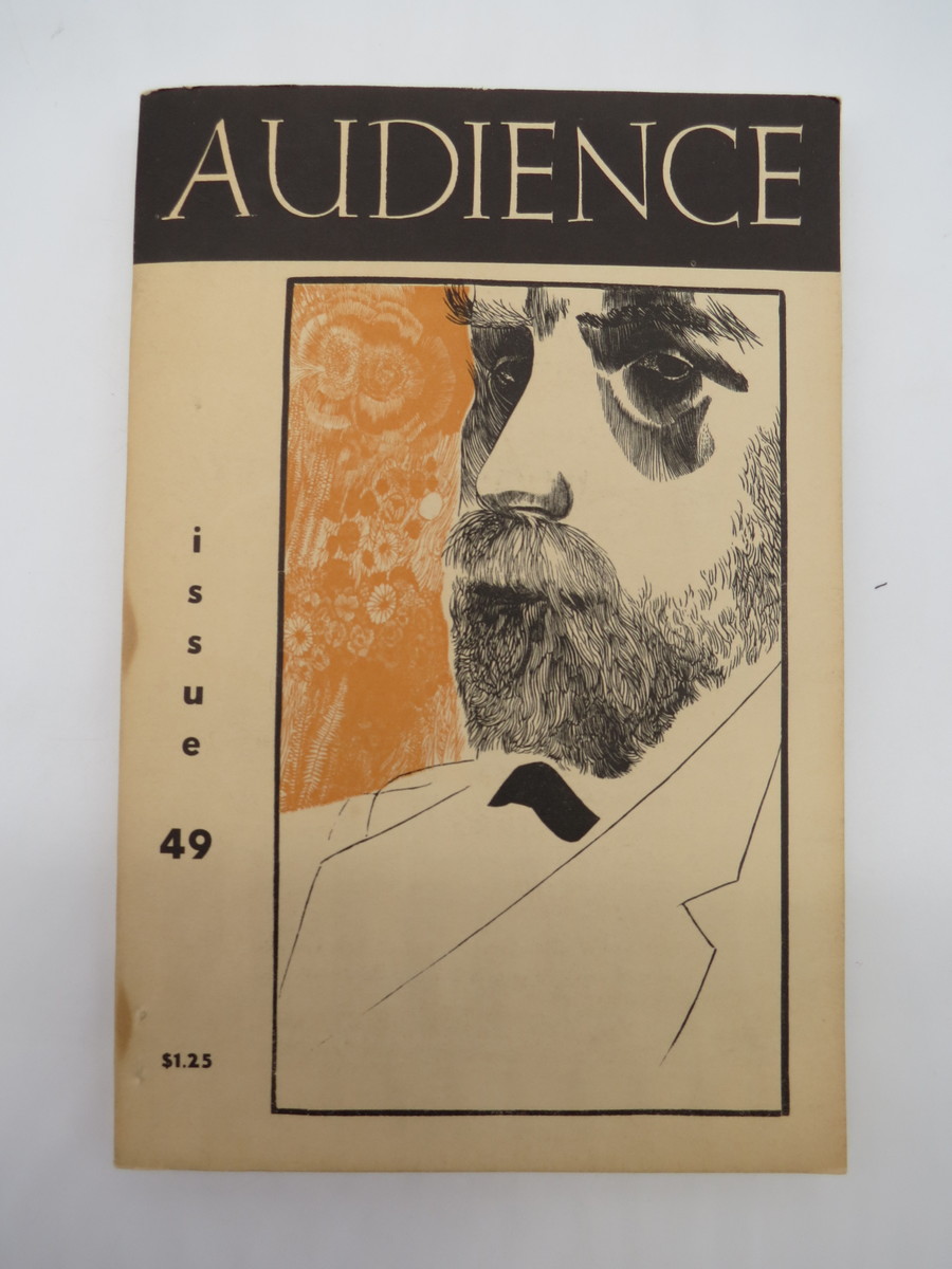 Image for AUDIENCE, ISSUE 49 (GEORGE LOCKWOOD COVER - ORIGINAL ENGRAVING HANDPRINTED BY THE ARTIST HIMSELF 'PORTRAIT OF REDON')  A Quarterly of Literature and the Arts
