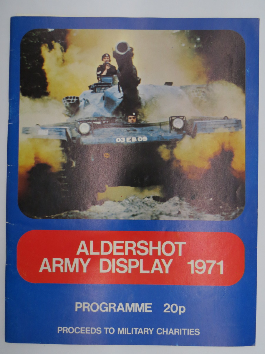 ALDERSHOT ARMY DISPLAY 1971 PROGRAMME