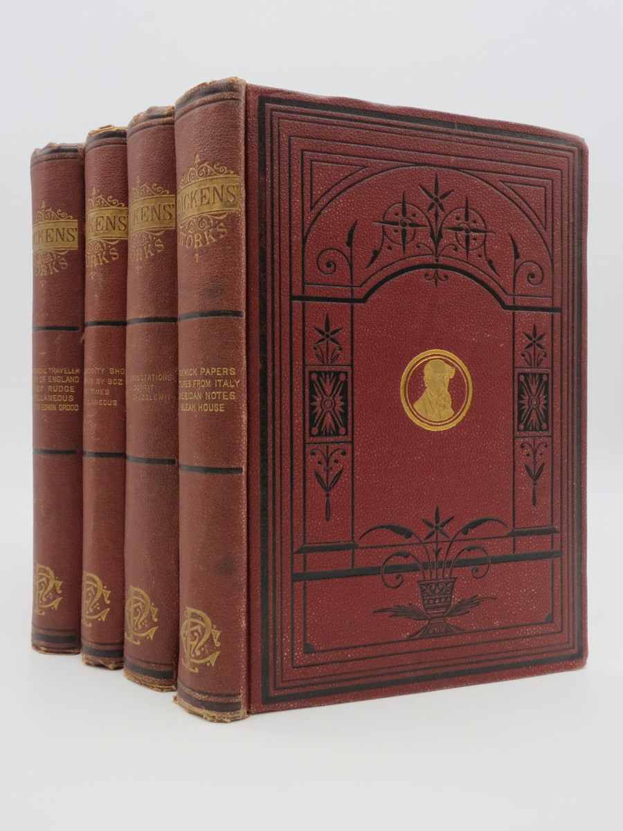 Image for THE WORKS OF CHARLES DICKENS (4 VOLUMES OF A 6 VOLUME SET)