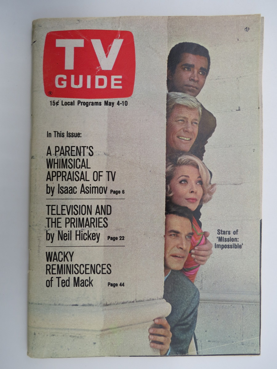 4-10,　(STARS　MISSION　TV　GUIDE,　MAY　1968　OF　IMPOSSIBLE)