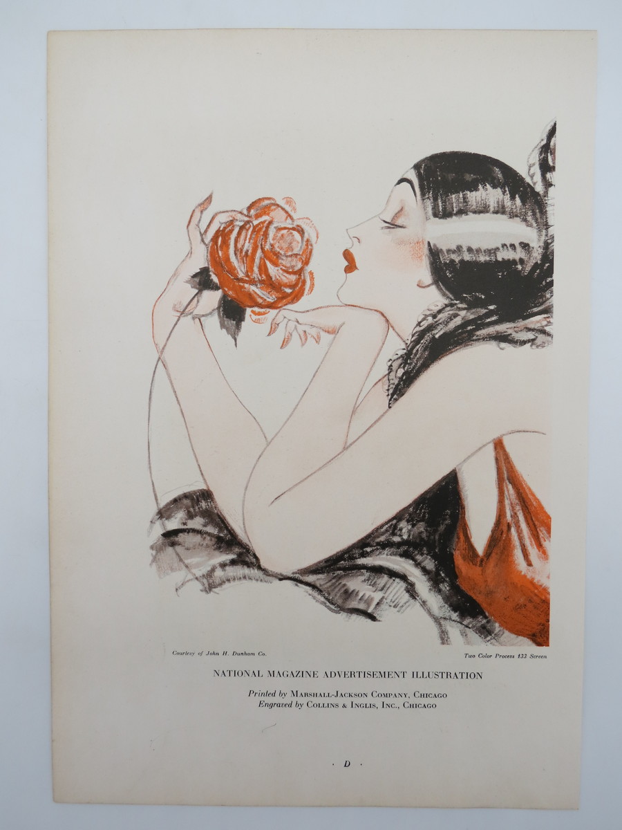 flapper girl painting