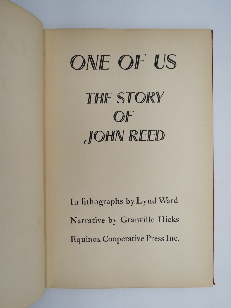John Reed Writer ONE OF US: THE STORY OF JOHN REED