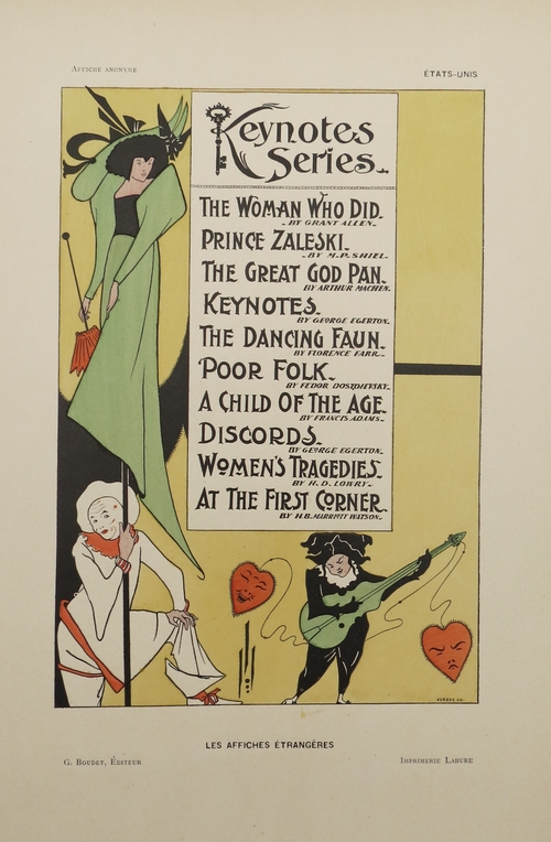 KEYNOTES SERIES ORIGINAL LITHOGRAPH OF POSTER