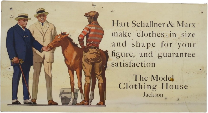 ORIGINAL SAMUEL NELSON ABBOTT HART SCHAFFNER & MARX CLOTHING POSTER 20