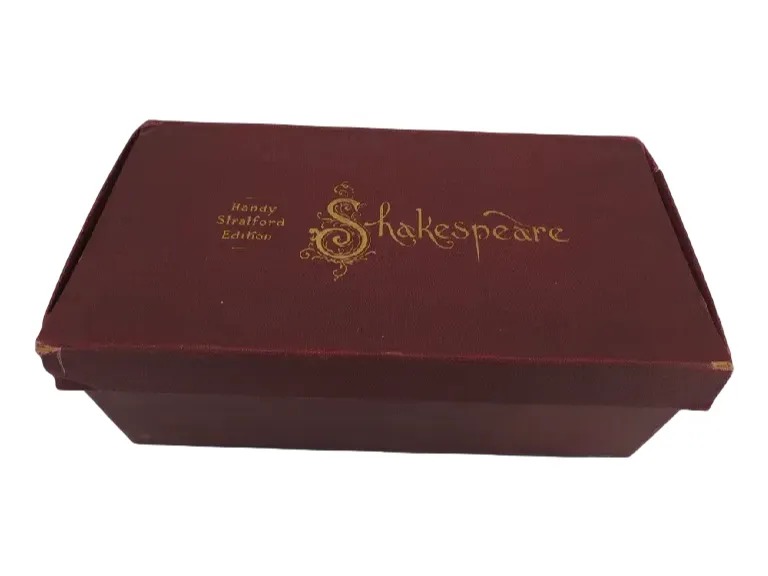 COMPLETE WORKS OF WILLIAM SHAKESPEARE. (COMPLETE 13 VOLUME BOXED SET) Handy Stratford Edition.