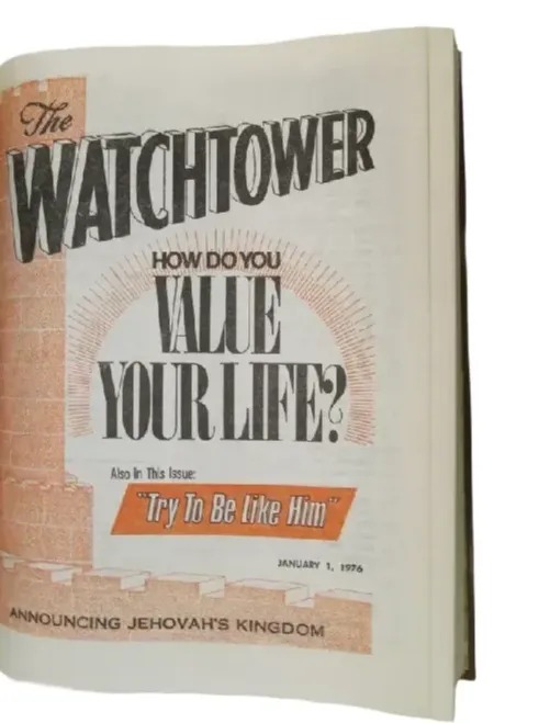10 VOLUMES THE WATCHTOWER & AWAKE VOLUMES OF COMPLETE YEARS IN 1970S-1990S