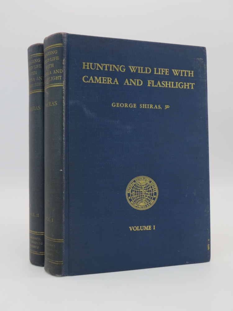 HUNTING WILD LIFE WITH CAMERA AND FLASHLIGHT (COMPLETE 2 VOLUME SET) A Record of Sixty-Five Years' Visits to the Woods and Waters of North America,
