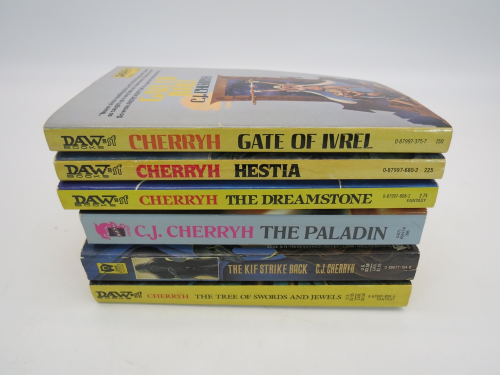 6 C.J. CHERRYH BOOKS, (ALL SIGNED BY AUTHOR 