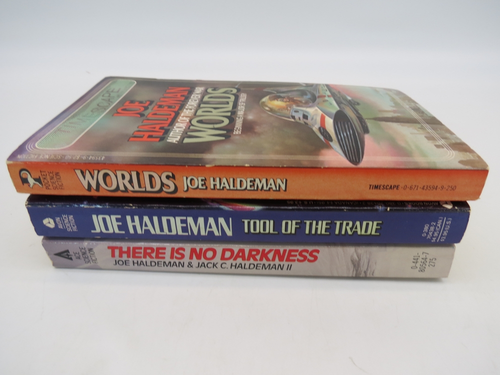 3 BOOKS BY JOE HALDEMAN (ALL SIGNED BY AUTHOR 