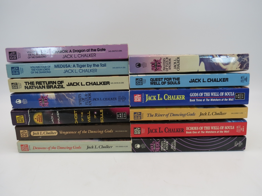 13 BOOKS BY JACK L. CHALKER (ALL SIGNED BY AUTHOR)