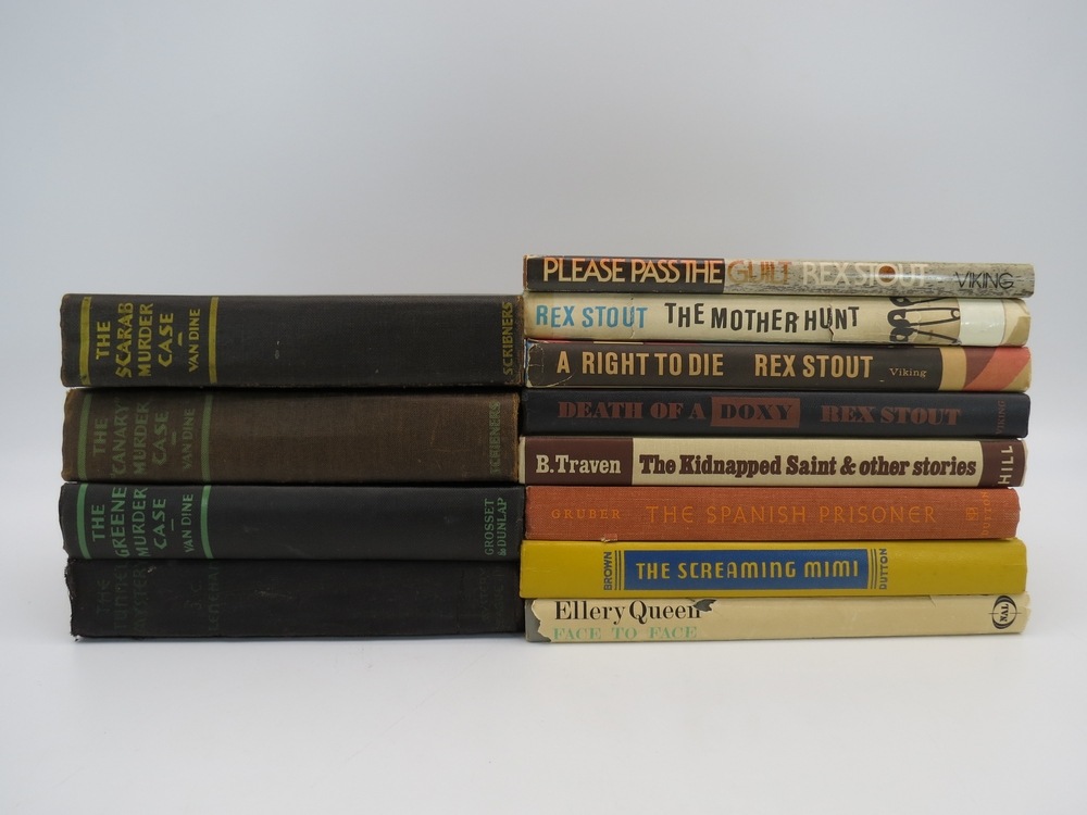 COLLECTION LOT OF 12 VINTAGE MYSTERY BOOKS