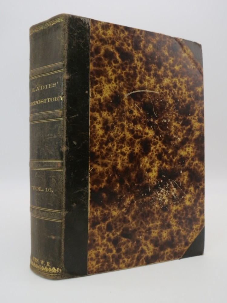 THE LADIES' REPOSITORY FOR 1856 VOLUME XVI (LEATHER BOUND) A Monthly Periodical, Devoted to Literature and Religion.