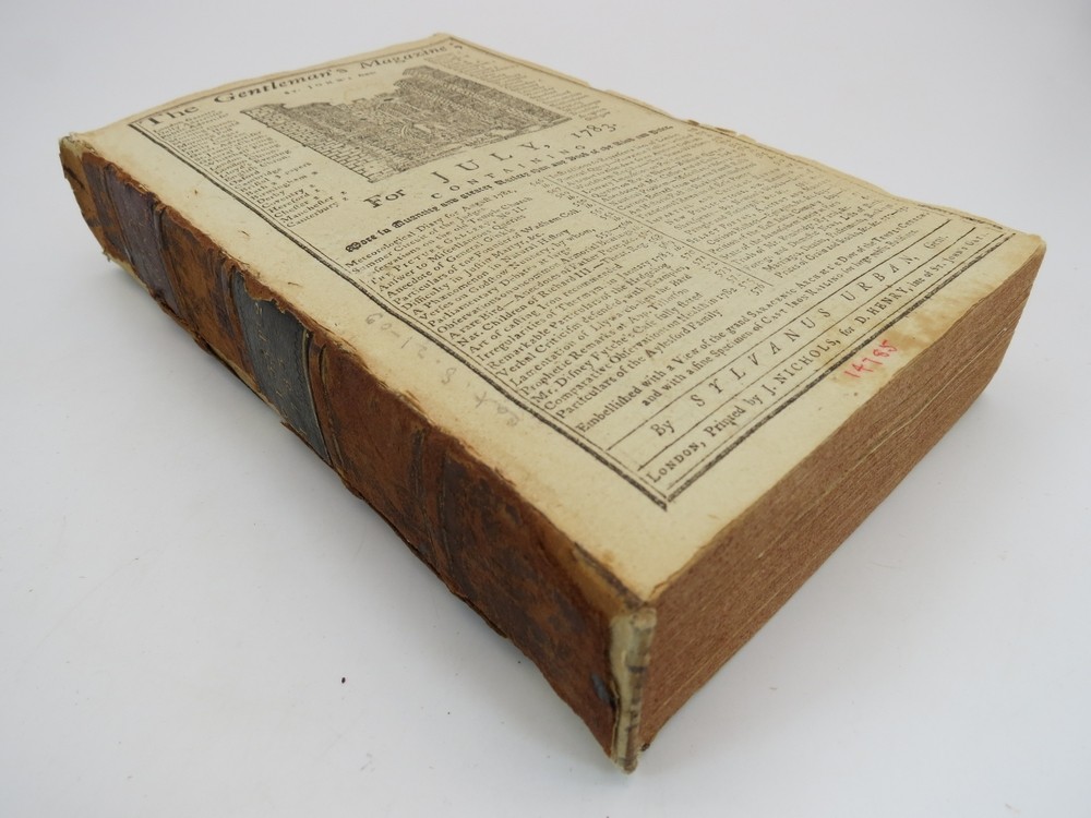 TREATY OF PARIS SIGNED. THE GENTLEMAN'S MAGAZINE, JULY TO DECEMBER 1783 Revolutionary War Content. 