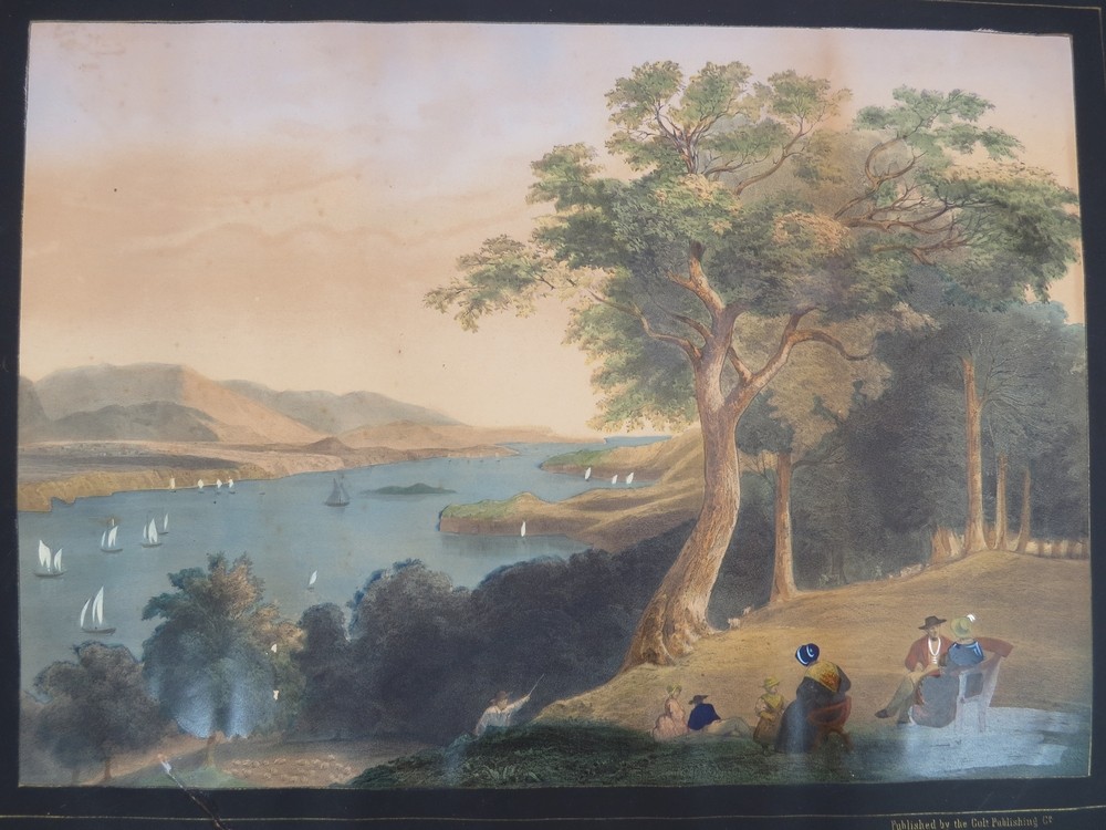 19TH C. HYDE PARK COLOR LITHOGRAPH G. K. RICHARDSON AFTER WILLIAM H. BARTLETT