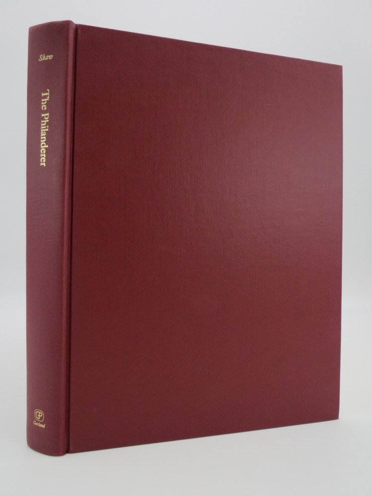 THE PHILANDERER A Facsimile of the Holograph Manuscript