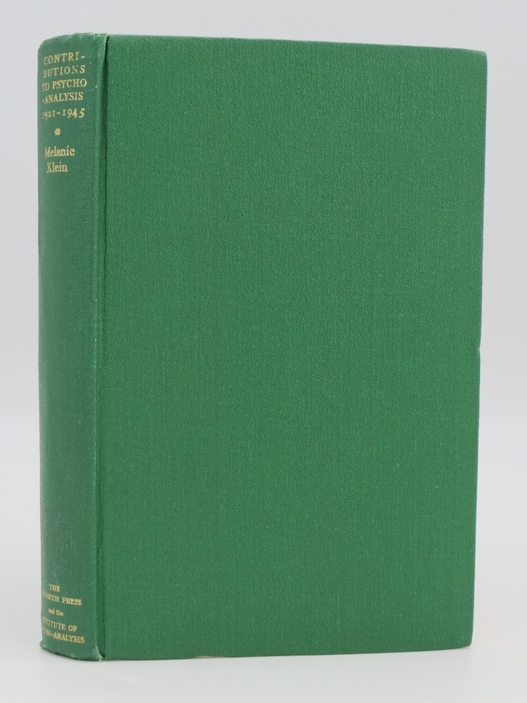 CONTRIBUTIONS TO PSYCHO-ANALYSIS 1921-1945