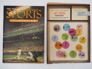 SPORTS ILLUSTRATED AUGUST 16, 1954 IN ORIGINAL FIRST ISSUE ENVELOPE