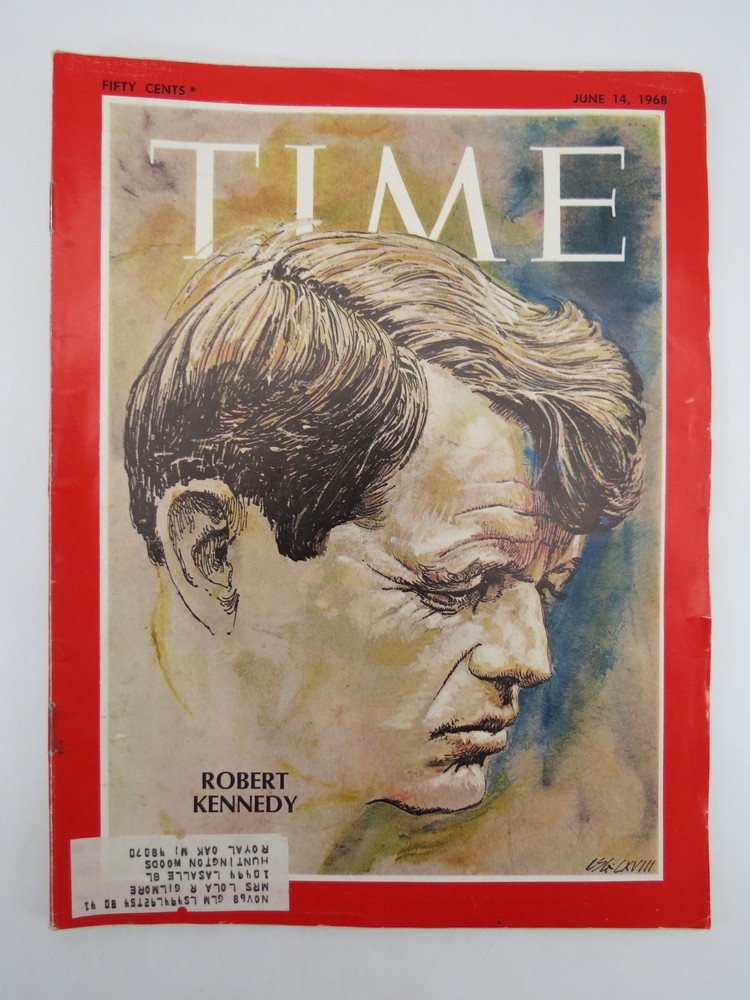 TIME MAGAZINE JUNE 14, 1968 (ROBERT KENNEDY)