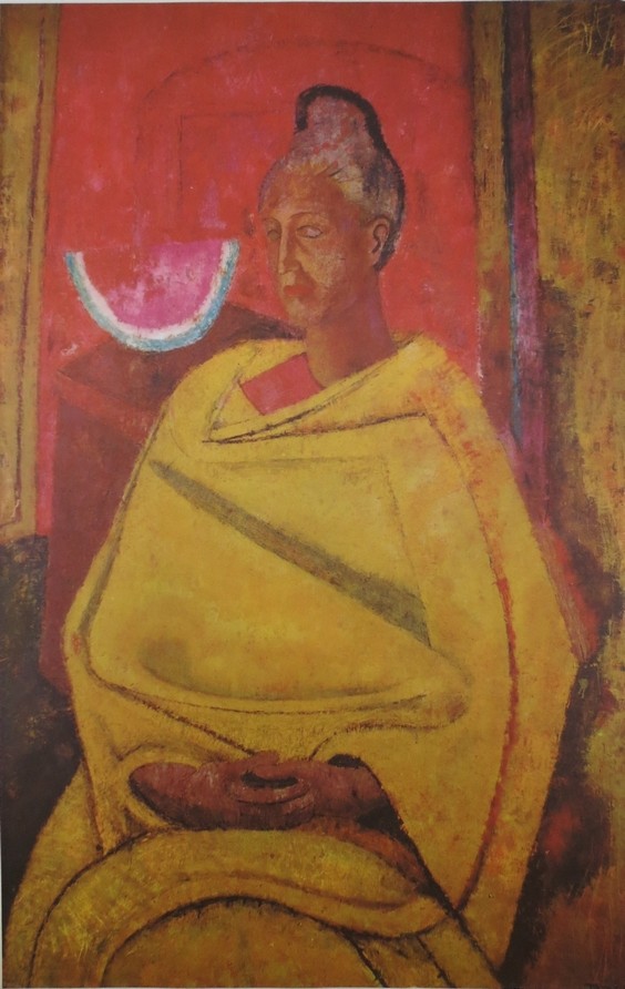 VINTAGE C. 1965 RUFINO TAMAYO PRINT PORTRAIT OF OLGA 16