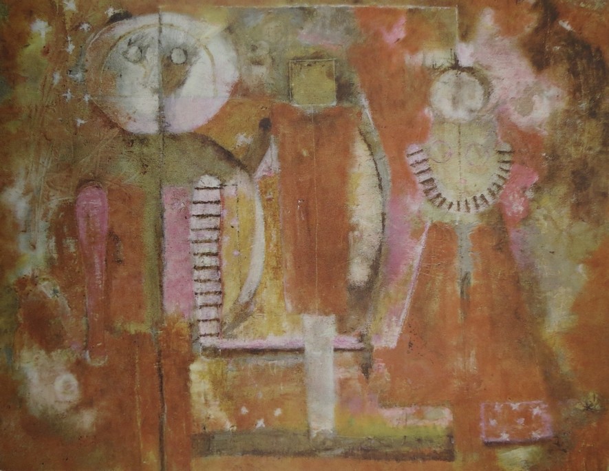 VINTAGE C. 1965 RUFINO TAMAYO PRINT THREE FIGURES 16