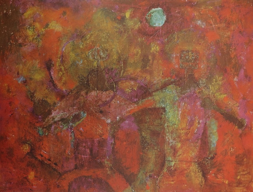 VINTAGE C. 1965 RUFINO TAMAYO PRINT DANCERS #1 16